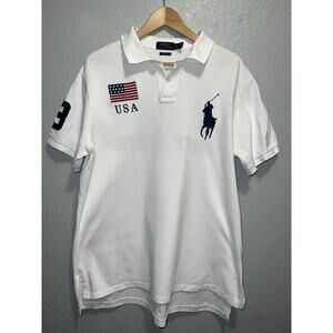 Polo Ralph Lauren Men’s XL United States USA #3 Big Pony Shirt PRL